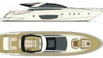 Yacht Rhino -  Deck Plan
